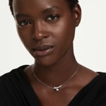 Swarovski Matrix Collier Weiss rhodiniert - 5753568