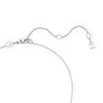 Swarovski Matrix Gradient Necklace Round White Rhodium plated - 5705396