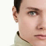 Swarovski Matrix Ohrclips Rund Weiss rosé vergoldet - 5763822