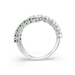 Swarovski Bague Matrix Verte rhodié - M5722456