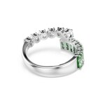 Swarovski Bague Matrix Verte rhodié - M5722456