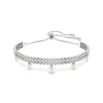 Swarovski Matrix Tennis Armband Kristallperlen rhodiniert