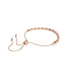 Swarovski Matrix Tennis Bracelet Crystal Pearls White rose gold-plated - 5729506