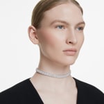 Swarovski Matrix Tennis Choker Weiss rhodiniert - 5708936