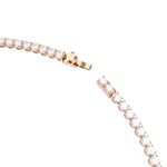 Swarovski Collier Tennis Matrix Ronde Blanc Plaqué or rosé - 5764194