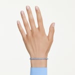 Swarovski Matrix Tennis Bracelet Blue Ruthenium plated - M5743438