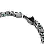 Swarovski Matrix Tennisarmband Grün rutheniert - M5743446