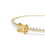 Swarovski Bracelet Tennis Matrix Caramel Plaqué or - 5730699