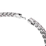 Swarovski Matrix Tennisarmband Rundschliff, Klein, Rosa, Rhodiniert - 5648931