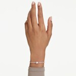 Swarovski Matrix Tennis Bracelet White rose gold-plated - 5730706