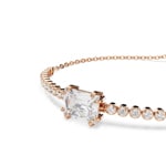 Swarovski Matrix Tennis Bracelet White rose gold-plated - 5730706
