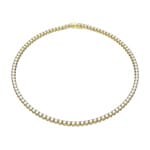 Swarovski Matrix Tennis Necklace gold-plated - 5681795