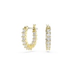 Swarovski Matrix Vittore Kreolen Rund Weiss vergoldet - 5733398