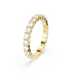 Swarovski Matrix Vittore Eternity Ring Round White gold-plated