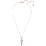 5409340 Swarovski Collier Mayfly blanc metal dore rose