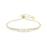 Swarovski Mesmera Armband Verschiedene Schliffe Weiss vergoldet