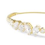 Swarovski Mesmera Armband Verschiedene Schliffe Weiss vergoldet - 5747939