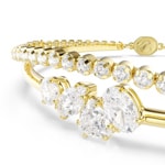 Swarovski Mesmera Armband Verschiedene Schliffe Weiss vergoldet - 5747953