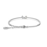 Swarovski Mesmera Bangle, Mixed cuts, White, Rhodium plated - 5667253