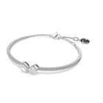 Swarovski Mesmera Bangle, Mixed cuts, White, Rhodium plated - 5667253