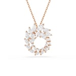 Swarovski Collier Mesmera Marquise Blanc Plaqué or rosé - 5764188