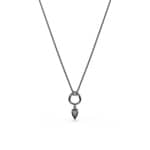 Swarovski Mesmera Collier Tropfen Grau rutheniert - 5732491