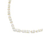 Swarovski Mesmera Collier verschiedene Schliff Weiss vergoldet - 5743826