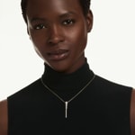 Swarovski Collier en Y Mesmera Tailles variées Blanc Plaqué or - 5747997
