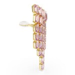 Swarovski Boucles d'oreilles clip Millenia Octogonale Chandelier Violet Plaqué or - 5720837