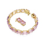 Swarovski Millenia Tennis Armband Oktagon Violett vergoldet - 5720487