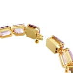 Swarovski Millenia Tennis Armband Oktagon Violett vergoldet - 5720487