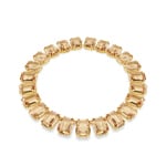 Swarovski Collier Tennis Millenia Octogonale Caramel Plaqué or
