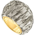 Swarovski Nirvana Ring, grau, Edelstahl vergoldet - M5474356