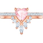 Swarovski One Ring Set, mehrfarbig, rosé vergoldet - M5474938