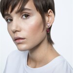 Swarovski Orbita Drop-earrings Asymmetrisch, Drop cut, Multicoloured, Gold-tone plated - 5600523 
