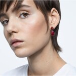 Swarovski Orbita Drop-earrings Asymmetrisch, Drop cut, Multicoloured, Gold-tone plated - 5600523 