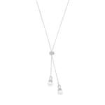 Swarovski Collier en Y Originally, blanc, métal rhodié - 5467313