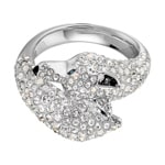 M5515096 Swarovski Bague Polar Bestiary blanc metal rhodie