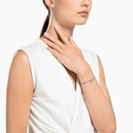 Swarovski Power Collection Hook Armband, grau, rhodiniert - 5551809