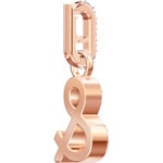 Swarovski Charm Pendant &, white, rhodium plated - 5441403