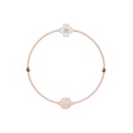 Swarovski Remix Collection Clover Armband, weiss, rosé vergoldet - M5451088