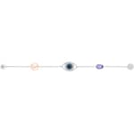 Swarovski Remix Collection Evil Eye bracelet, Purple, Metallmix - M5421438