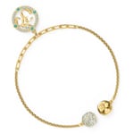 Swarovski Remix Collection Om bracelet, Multicoloured, gold plated - M5528717