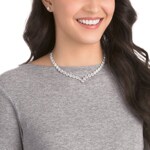 Swarovski Angelic Square Set | Collier mit Ohrstecker - 5364318