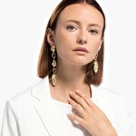 Swarovski Shell Angel earrings, Multicoloured, gold plated - 5520664