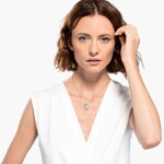 Swarovski Collier Shell Nautilus, turquoise, métal rhodié - 5520669