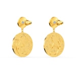 Swarovski Shine Fish earrings, red, gold plated - 5524196