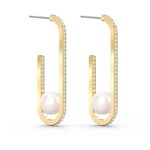 Swarovski So Cool Ohrringe, weiss, vergoldet - 5512736