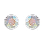Swarovski Solitaire Ohrstecker, mehrfarbig, rhodiniert - 5101343