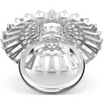 Swarovski Sparkling Dance Dial Up ring, white, rhodium plated - M5564427